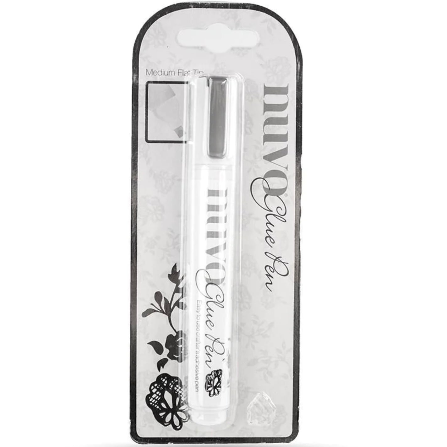 Nuvo Glue Pen Punta Plana Mediana